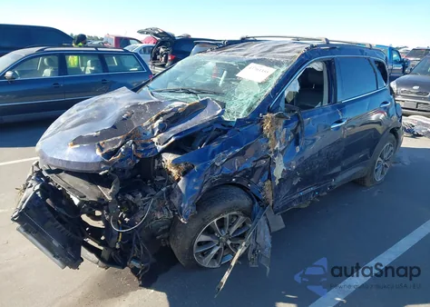 2017 Hyundai Santa Fe Se из США, поврежденный, VIN KM8SN4HF0HU248419